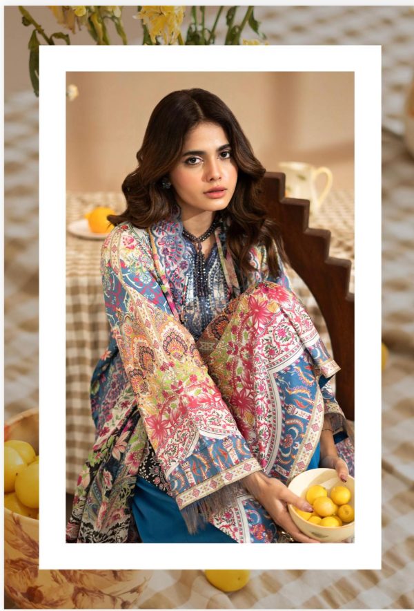 Premium RAYA by Gull Jee Summer'26 – 3PC LAWN SUITE | GRAY2601A1