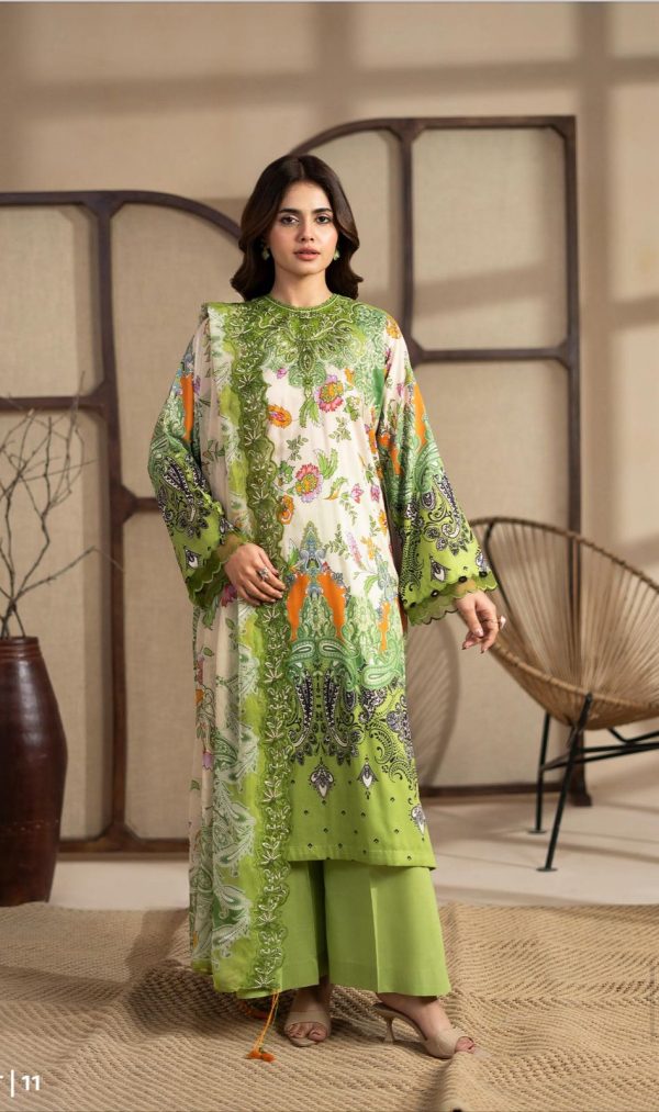 Premium RAYA by Gull Jee Summer’26 – 3PC LAWN SUITE | GRAY2601A11